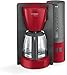 Produktbild Bosch Filterkaffeemaschine ComfortLine TKA6A044, Aroma+, Aromaschutz-Glaskanne 1,25 L, für 10-15 Tassen, abnehmbarer Wassertank, Tropfstopp, schwenkbarer Filterträger, Kabelstaufach, 1200 W, rot