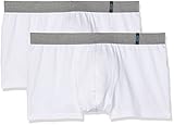 Multipack Schiesser Herren Boxershorts 95/5 Shorts, 2er Pack, Weiß (Weiss 100), M (Herstellergröße: 5)