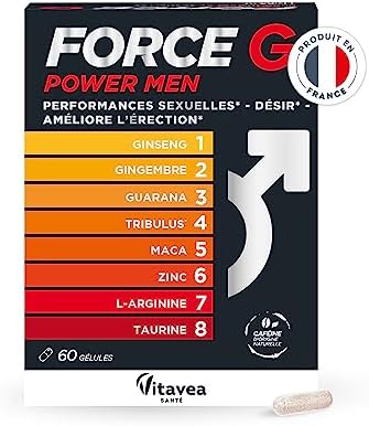 Vitavea - Force G Power Men - Maca Ginseng Gingembre Tribulus - B...