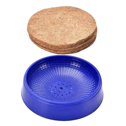 Bol Pour Nid De Pigeon – Plat D'élevage D'oiseaux, Tapis D'éclosion, Nid Respirant | Fournitures Pour Animaux De Compagnie De Caille, Perruche Perroquet Canari Accessoires De Cage De Poulet Ménage Cou