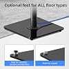 Suptek Heavy-Duty Floor Standing Speaker Stands Pair | Anti-Tip Rear Surround Sound Stands for Bose, JBL, Sony | 86-113cm Height Adjustable, 10kg Capacity, Tool-Free Assembly (SFM001) #5
