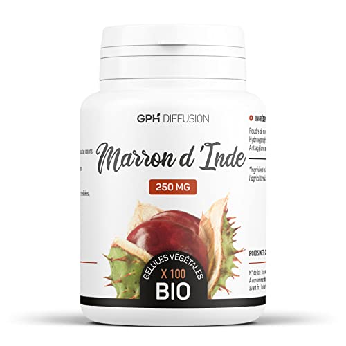 Marron d'Inde biologique 250 mg - 100 gélules végétales Cover
