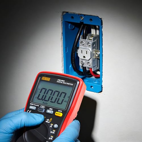 Image of ZIBOO 17B PRO True RMS Digital Multimeter Measures AC /DC Voltage and Current Measurements up to 1000V and 10A (Optional AC Pliers)
