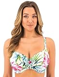 Fantasie Swim Langkawi Underwired Full Cup Bikini Top (34E, White)