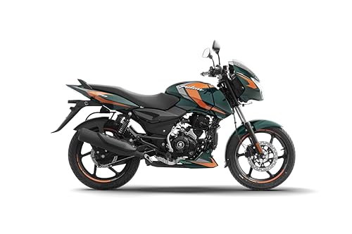 Image of Bajaj Pulsar 150 SD Ug Motorcycle /Motorbike Ebony Black Bottle Green Booking for Ex-Showroom Price