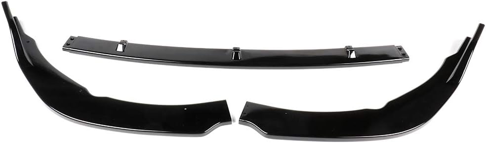 Front Lip Body Kit ABS Fits for 2018-2020 For Toyota For Camry Front Bumper Lip Chin Splitter Spoiler Glossy Black Air Dam