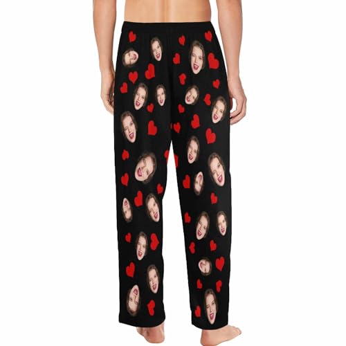 Personalized Pajama Pants for Men Custom Face Photo Pet Pajamas Bottoms Christmas Pajamas Gift3