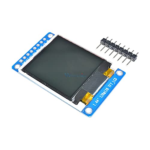 1.44" inch Serial 128x128 ST7735S Full Color TFT LCD Display Module 8 Pin SPI Serial Interface Replace OLED 3.3V Power Input