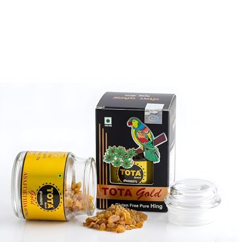 Image of Tota Gold 100% Pure Hing Crystals - Natural Gluten Free Heeng /Asafoetida (Nothing Else Mixed) - 25gm