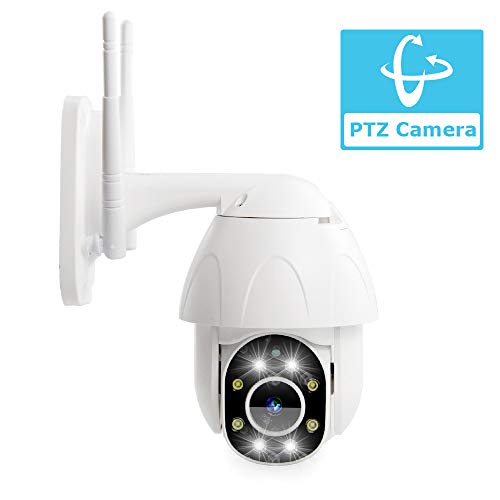 PTZ WiFi IP Camera, Fyuui 1080P Full HD Outdoor PTZ Wireless Security Camera