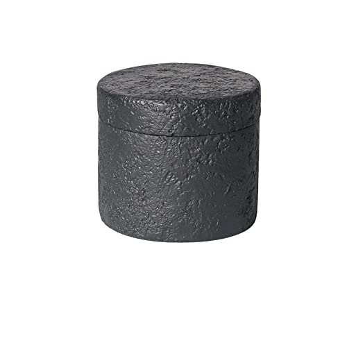 Mini cubo de basura para mesa, papelera de mesa, lápiz, regalo para hombres, para interior y exterior, hogar, oficina, hotel, restaurante (2, negro)