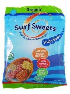 Surf Sweets Natural & Organci Candy Organic Fruity Bears 2.75 oz. bags (a)