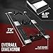 DNA MOTORING 6.5 Inches Flat Board Side Steps Running Boards Compatible with Chevy Traverse 2018-2023 / Traverse Limited 2024, STEPB-U-TRV18-T1