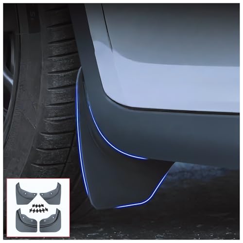 Guardabarros de TPE suave de alta resistencia para Tesla Model 3 actual 4