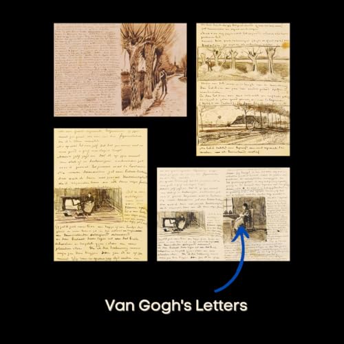 Image of auraposter Van Gogh Paintings Posters (Set of 40) | Mini Posters (15 x 10 cm) Including Starry Night | Famous And Unseen Artworks | Glue Dots Tape Included