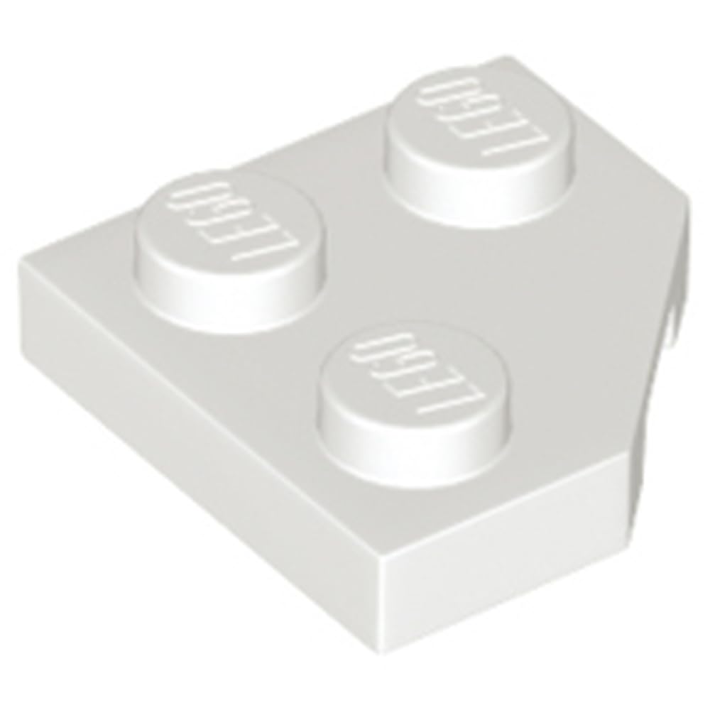 LEGO Wedge, Plate 2 x 2 Cut Corner, Part 26601, Part 26601, Choose Your Colour (White, 10, Bricks)
