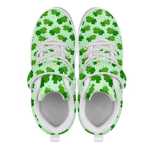 Kids Shoes Comfortable Athletic Running Breathable Hook and Loops Shoes for Litter Kids Non-Slip School Sport Sneaker for Boys Girls US 11-15