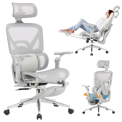 MOJAY High-Back Ergonomic Mesh Office Chair with 6D Armrests