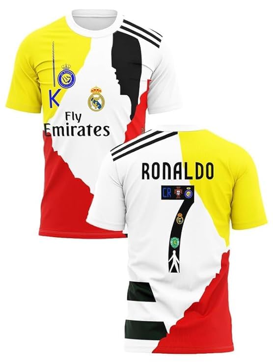 JUSBALL - All Club Ronaldo Football Jersey 2025/26 for (Kids & Mens)