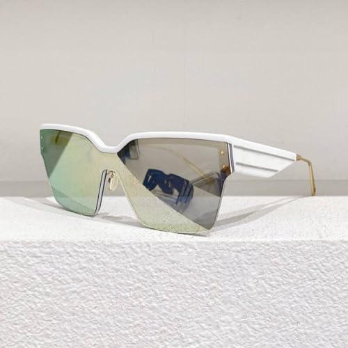 CLMJHG Trendige Mode, beliebter Cat-Eye-Acetat-Rahmen für Damen-Sonnenbrillen, Trend, UV400-UV-Schutz, luxuriöse, große, Klassische Brillen