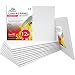 PHOENIX Painting Canvas Panel Boards - 5x7 Inch / 12 Pack - 1/8 Inch Deep Super Value Pack for Oil & Acrylic Paint