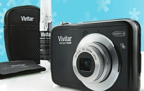 Vivitar Digital Camera Kit (ViviCam T324N Camera + Deluxe Photo/Video Kit + Case)