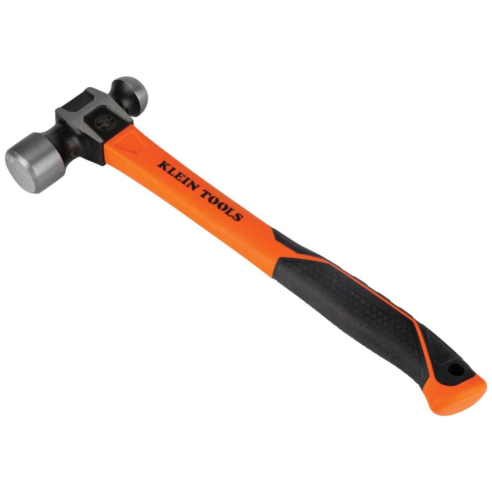 Klein Tools H80332 Ball-Peen Hammer, 32-Ounce Head, Fiberglass Non