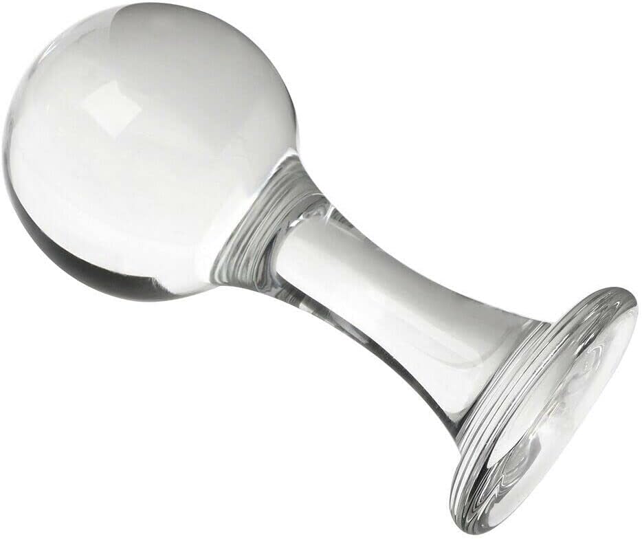 [WALLER PAA] Glass Orb Big Ball Shaped Anal Butt Plug Anal Stretcher Stretching Sex Toys