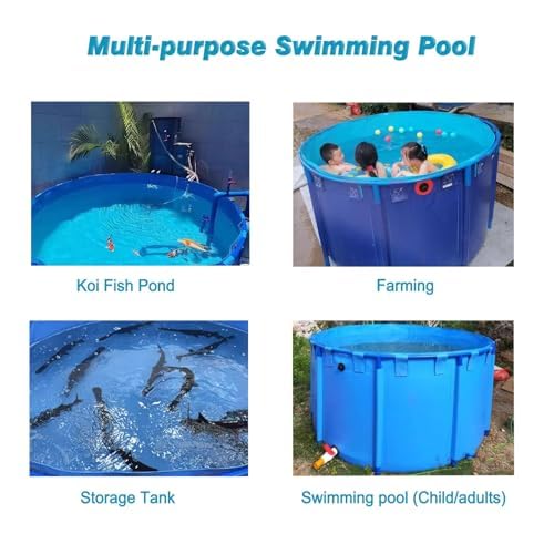 Piscina fuori terra per la famiglia del cortile estiva, struttura durevole del metallo della tela del PVC per divertimento all'aperto