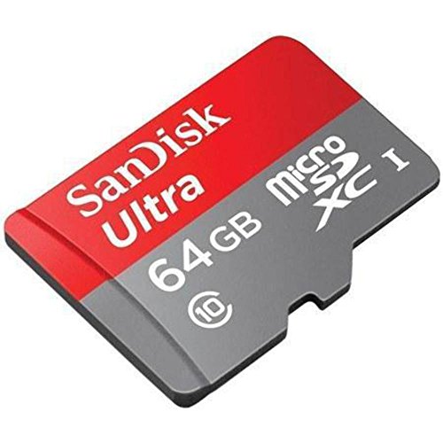 Tarjeta de Memoria SanDisk Ultra Android 64 GB microSDXC UHS I, Velocidad de Lectura hasta 48 MB/s y Clase 10