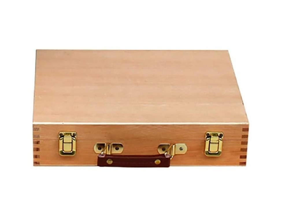 Maleta De Pintura Al Óleo Caja De Mesa De Artista Caja De Pintura De Caballete Portátil Caja De Pintura De Dibujo De Escritorio Hardware Suministros De Arte Regalos