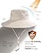 FURTALK Womens Sun Hat Beach Summer Wide Brim UPF 50+ Outdoor Protection Foldable Lightweight Ponytail Bucket Hat Beige, One Size
