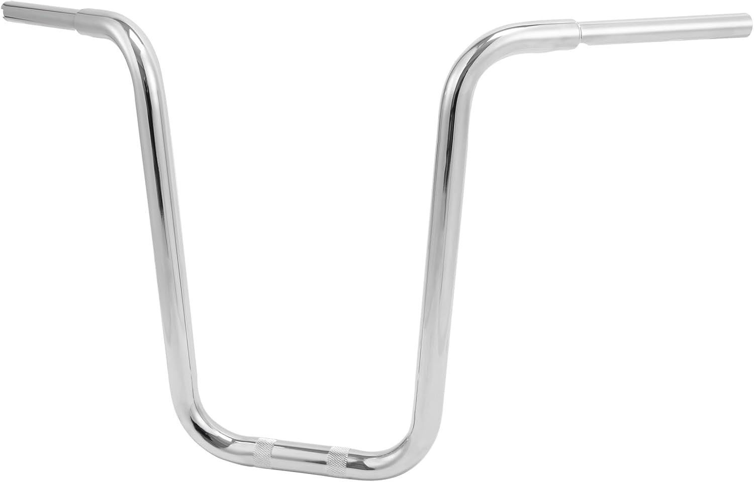 TCT-MOTORPARTS Chrome 18" Rise 1-1/4" Ape Hanger Handlebar Fits for Harley Touring Road King Softail