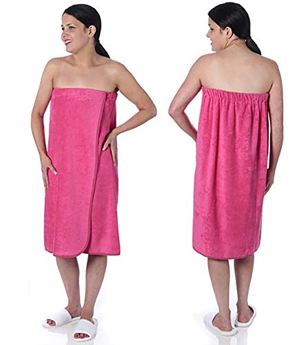 aztex Sarong de algodón para Toallas con Respaldo y Cierre elásticos, Talla...