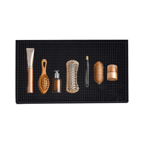 Tapis de tondeuse et coussinets antidérapants pour ciseaux de coiffeur