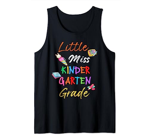 Bambini Little Miss Kindergarten Back To School Kinder Grade Canotta