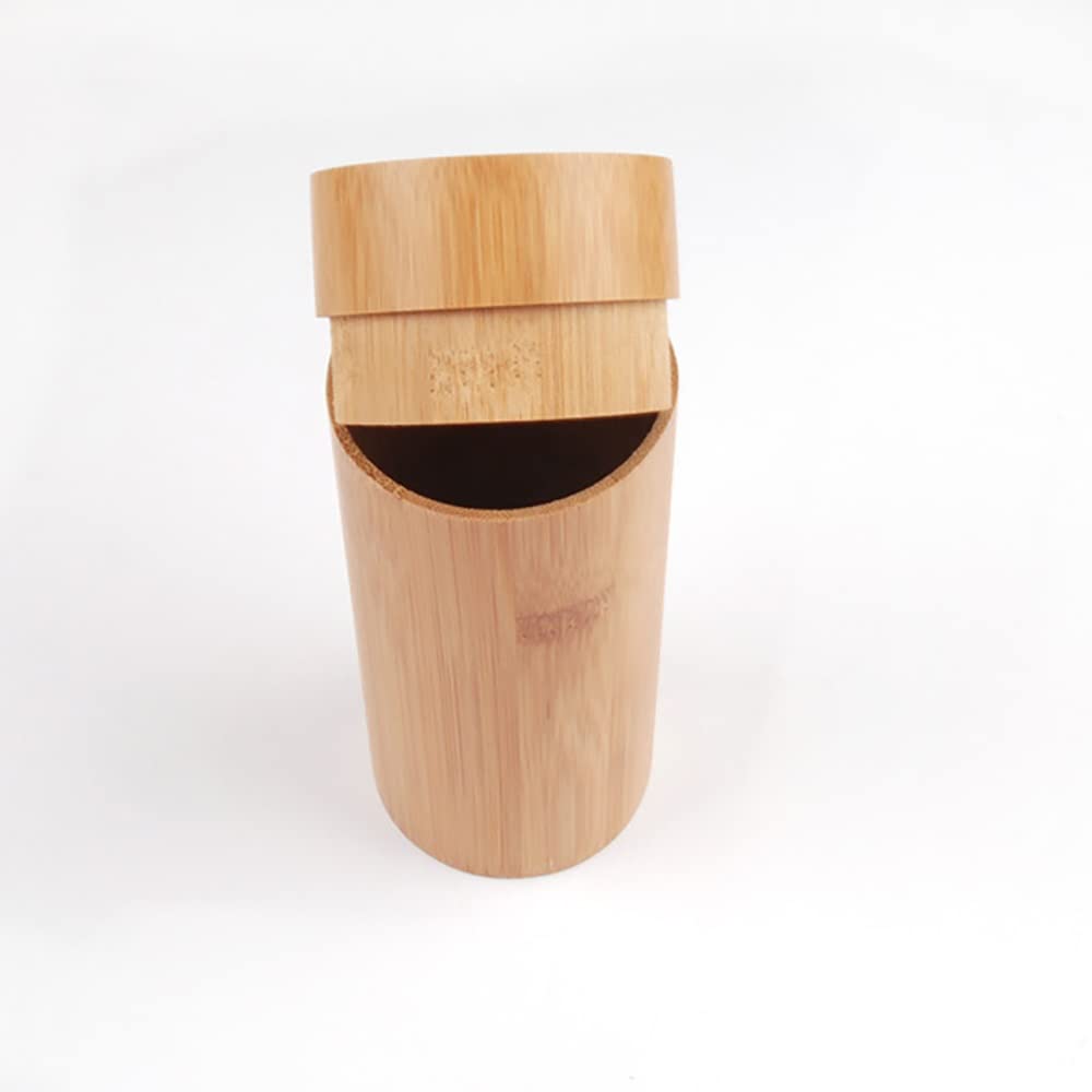 WXYNHHD vintage pudełko na okulary płaskie dno cylindryczne etui na okulary przenośne okulary przeciwsłoneczne krótkowzroczność pudełko do przechowywania okularów pudełka