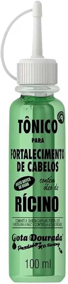 Gota Dourada Tônico Capilar Tratamento Rícino 100 Ml