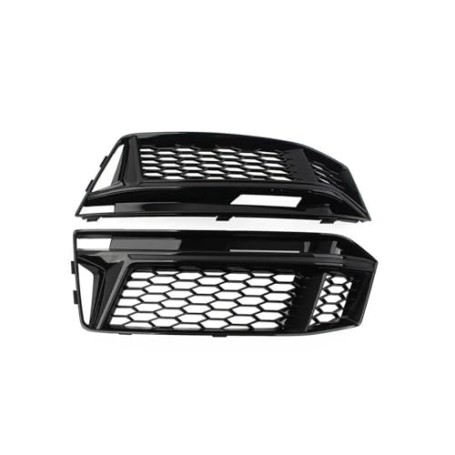 Grille de phare antibrouillard de rechange en nid d'abeille pour A4 S4 B9 S-Line 16-18