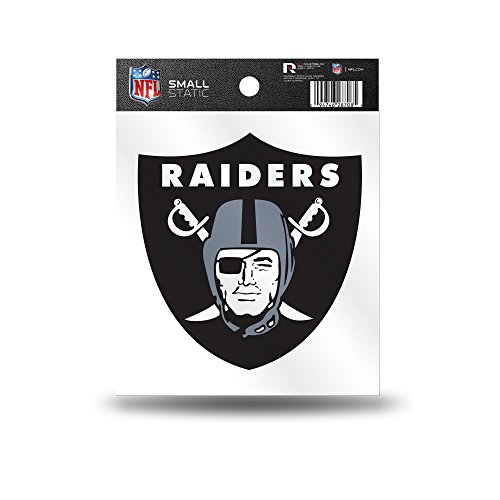 Rico Industries NFL Football Las Vegas Raiders Small Static Cling Decal