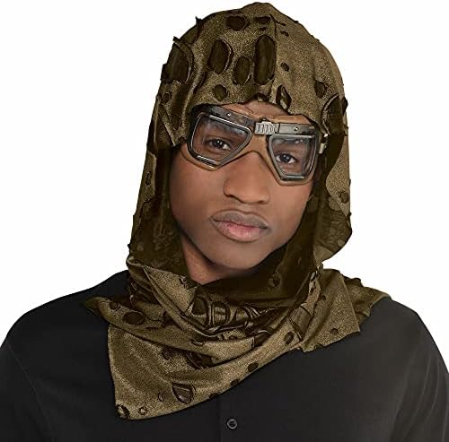 Gaming Post Apocalyptic Goggles-Brown | One Size- 1 Pc image 2