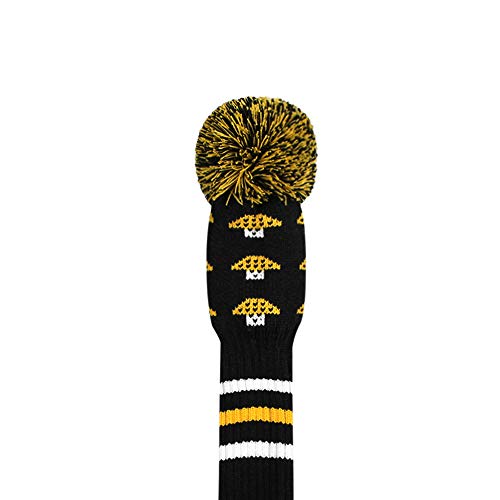 Couvre-club de golf en tricot original pour look vintage sur le parcours de golf - 5