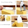 6-Piece Gold Cheese Knife Set Stainless Steel Cheese Knives Collection Fork Cheese Cubes Making