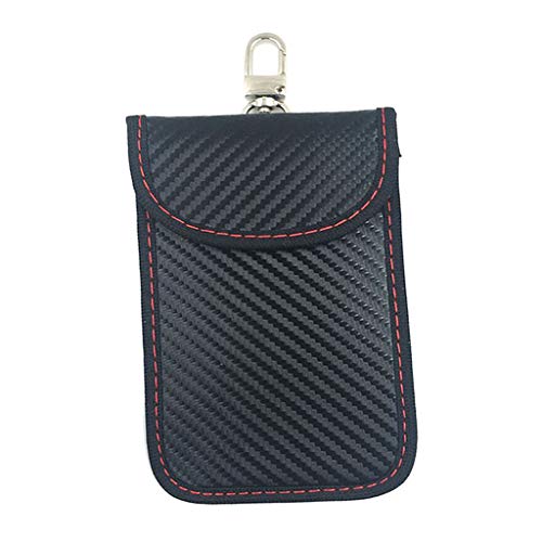 Ronyme 2 Pacotes de Chave de Carro Faraday Bolsa de Bloqueio de Sinal Capa Porta-chaves de Segurança