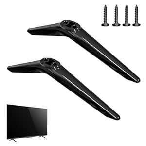 Universal TV Standfüße 32-55 Zoll,Ersatzsockel für LED LCD Fernseher,Kompatibel mit TCL Roku Smart TV,TVStänderbeine mit Schraubenset,TVStand Base,TVSockelfüße,Stabile TVHalterung für Wohnzimmer