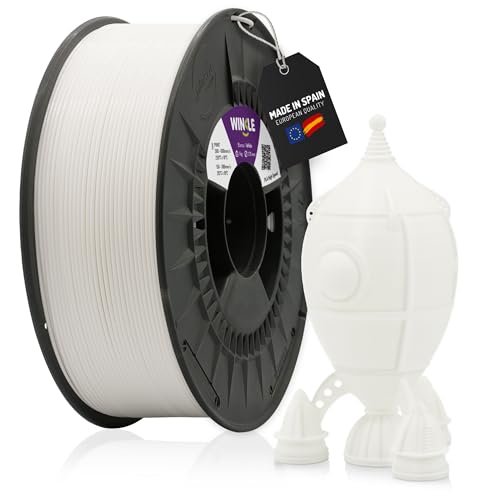 Winkle HIGH Speed Fast White PLA Filament | PLA 1.75mm | Printing Filament | 3D Printer | 3D Filament | High Speed | Col