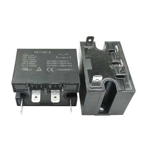 Relé HF116F-2 220AL-1HS 220V AC interruptor de potencia para compresor de aire acondicionado