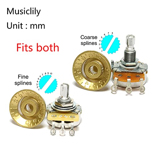Musiclily Ultra Taille Universelle Boutons de Potentiomètres Stratocaster 1 Volume 2 Tonalité Knobs pour guitare… - Les Beatles, Paul McCartney, John Lennon, RIngo Starr, George Harrison Musiclily Ultra Taille Universelle Boutons de Potentiomètres Stratocaster 1 Volume 2 Tonalité Knobs pour guitare… – Image 3