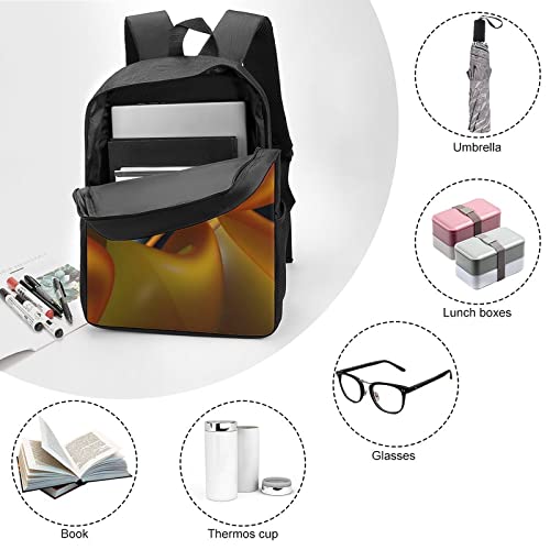 Sac à dos d'impression 3D unisexe de 17 pouces pour l'école