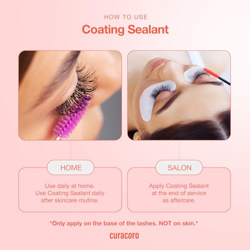 Curacoro 10Ml Eyelash Coating Sealant - Professional Protective Topcoat For Long-Lasting Eyelash Extensions thumb #4